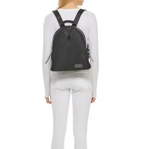 Calvin Klein Jessie Backpack, Black w/ Silver Hardware, NWT Amazon.com: Calvin Klein Jessie Organizational Backpack  main image 4